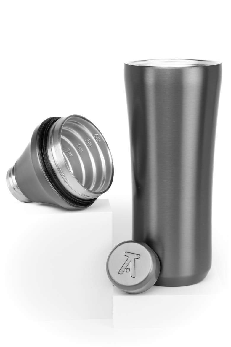 Hybrid Cocktail Shaker, Alternate, color, GUNMETAL BLACK