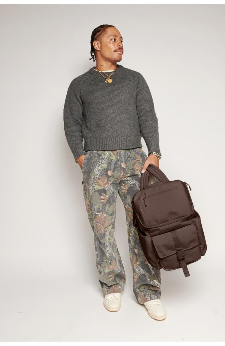 Itzy Ritzy Belong Bucket Backpack, Alternate, color, Chocolate