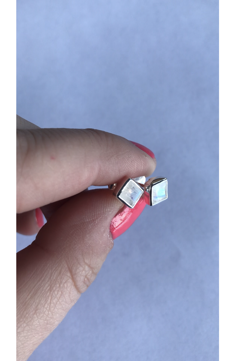 Fair Anita Crystal Waters Studs, Alternate, color, Silver