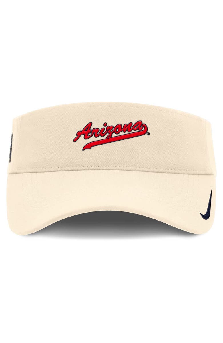 Nike Men's Nike Natural Arizona Wildcats Primetime Ace Adjustable Visor, Alternate, color, Natural