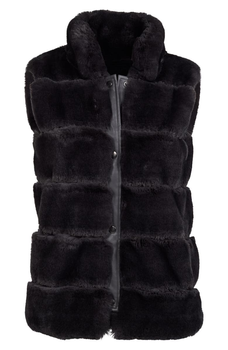 DONNA SALYERS FABULOUS FURS Posh Faux Fur Puffer Vest, Alternate, color, 