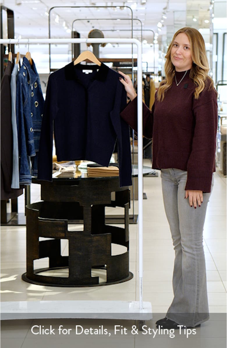 Wool & Cashmere Blend Cardigan, sales video thumbnail