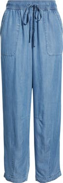 Caslon® Ankle Drawstring Utility Pants