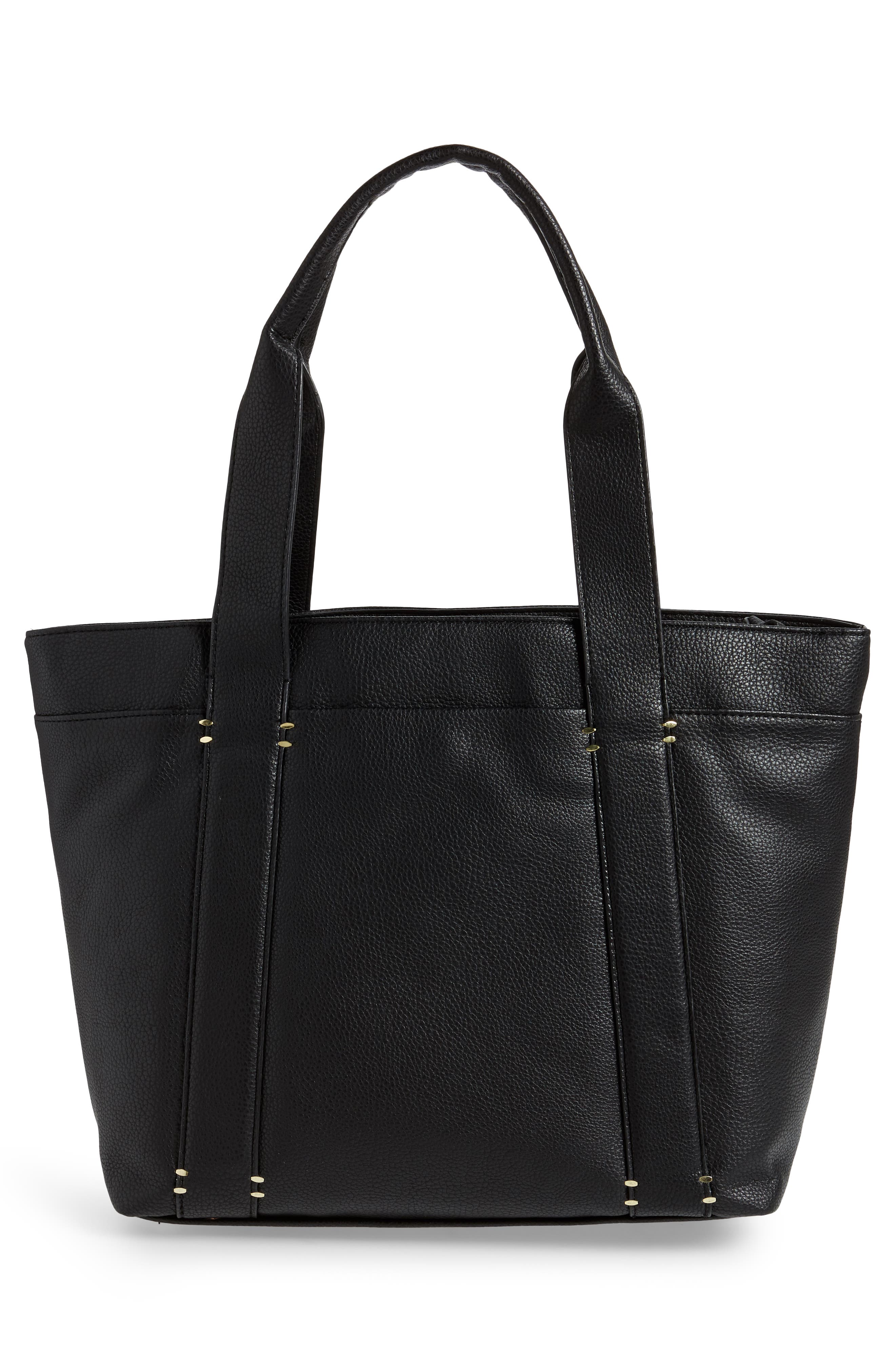 Sole Society Kwaye Faux Leather Tote, Alternate, color, 