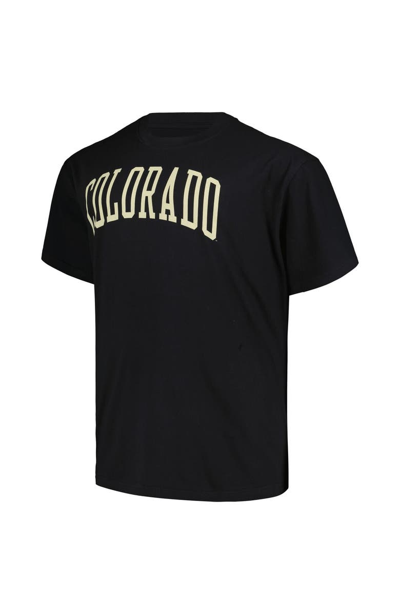 PROFILE Men's Profile Black Colorado Buffaloes Big & Tall Wordmark T-Shirt, Alternate, color, Black