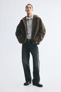 H&M Hooded Teddy Fleece Jacket