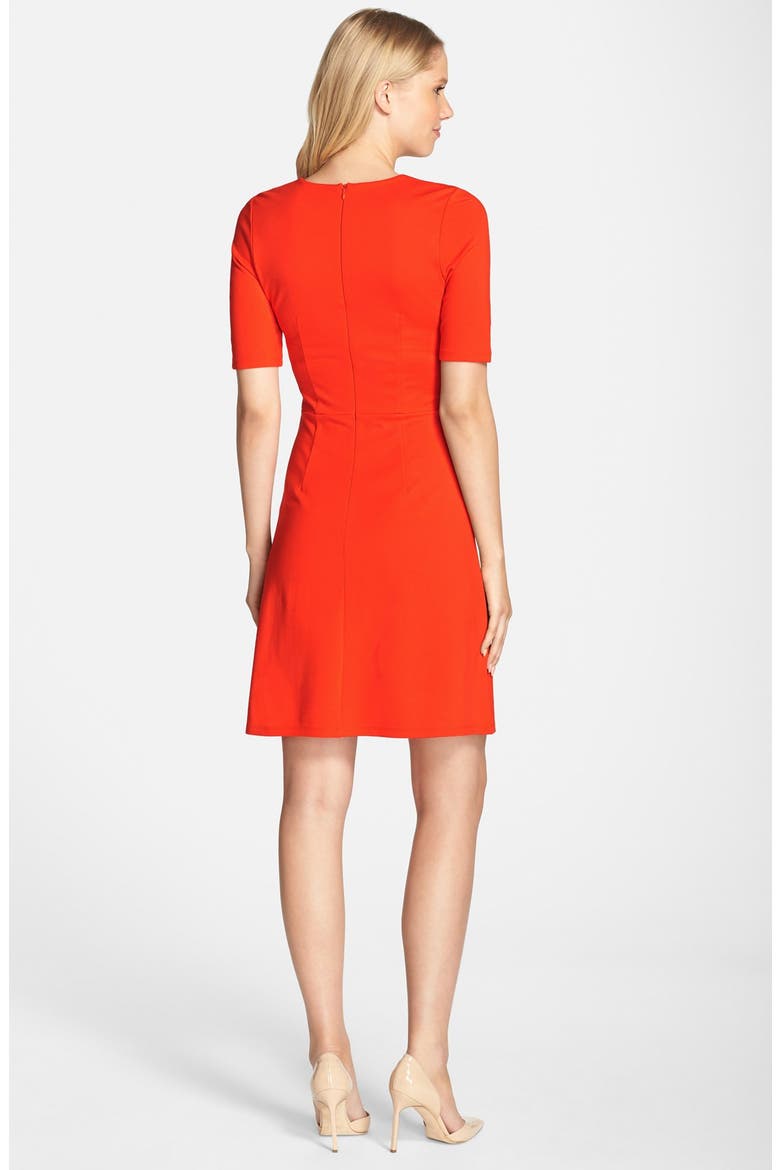 Double Knit Sheath Dress (Nordstrom Exclusive), Alternate, color, ORANGE