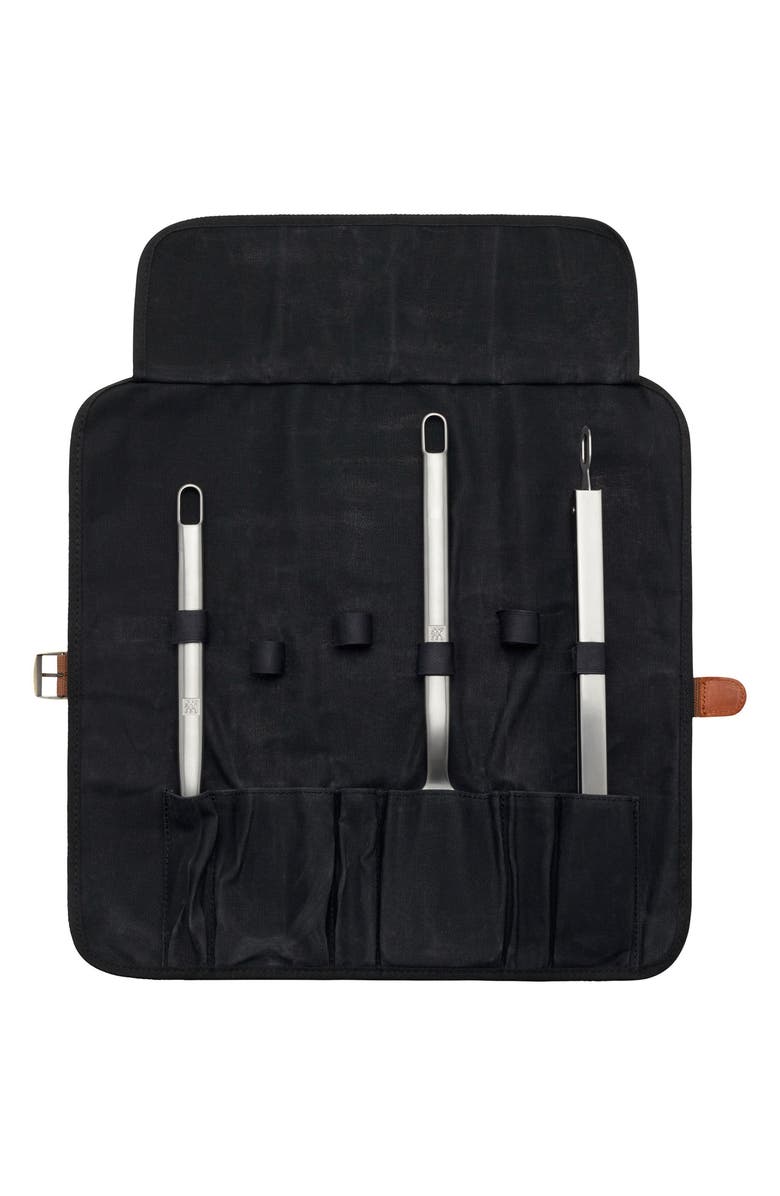 ZWILLING Barbecue 4-Piece Grill Set, Alternate, color, Black/ Silver