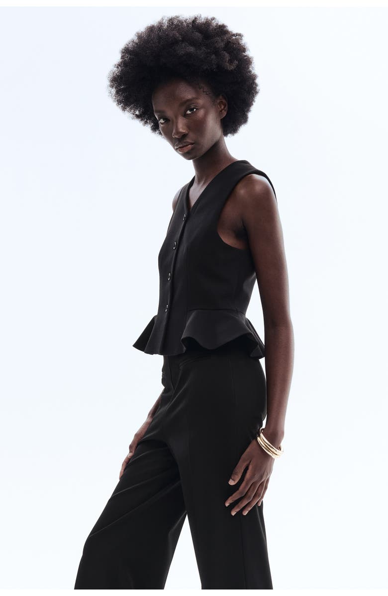 H&M Bootcut Twill Trousers, Alternate, color, 