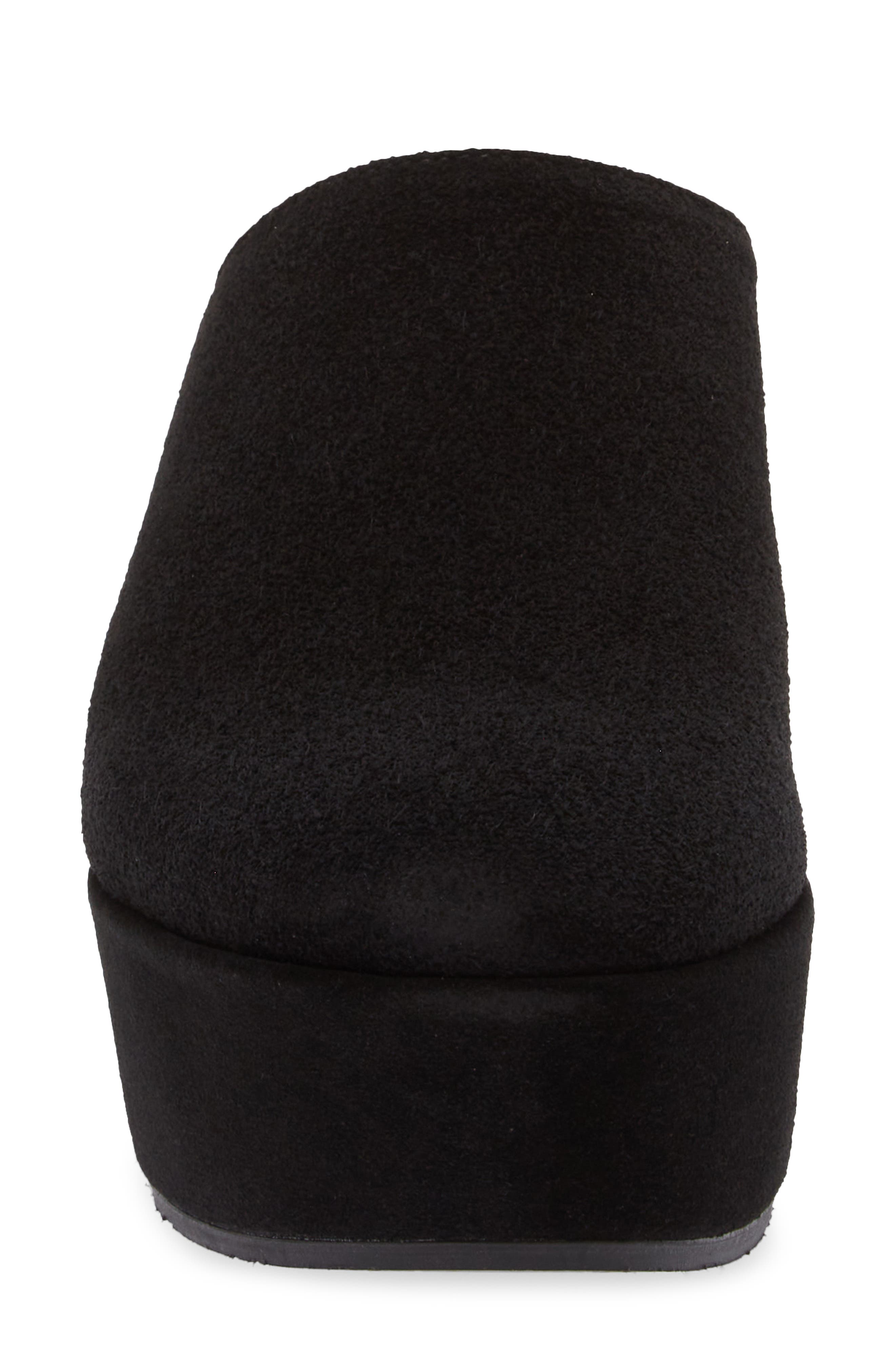 Cordani Jules Platform Mule, Alternate, color, Black Suede