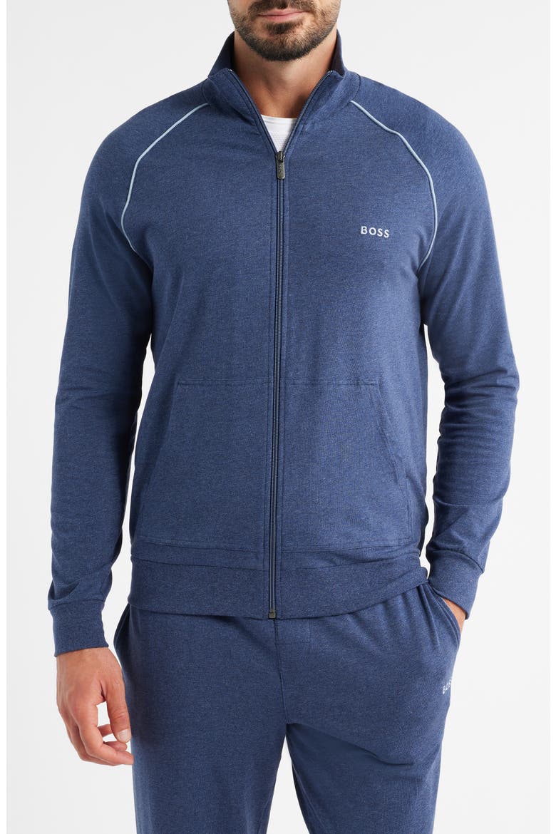 Mixmatch Z Knit Jacket, Alternate, color, OPEN BLUE