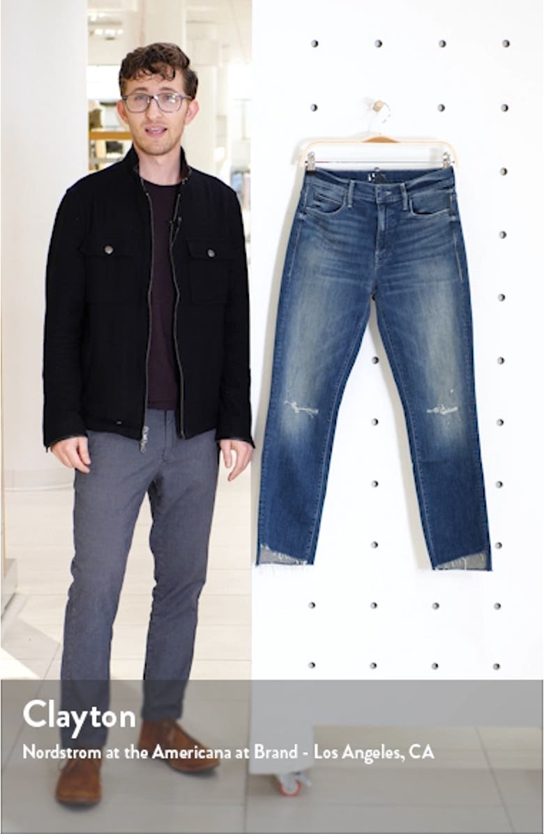 The Rascal Ripped High Waist Step Hem Ankle Skinny Jeans, sales video thumbnail