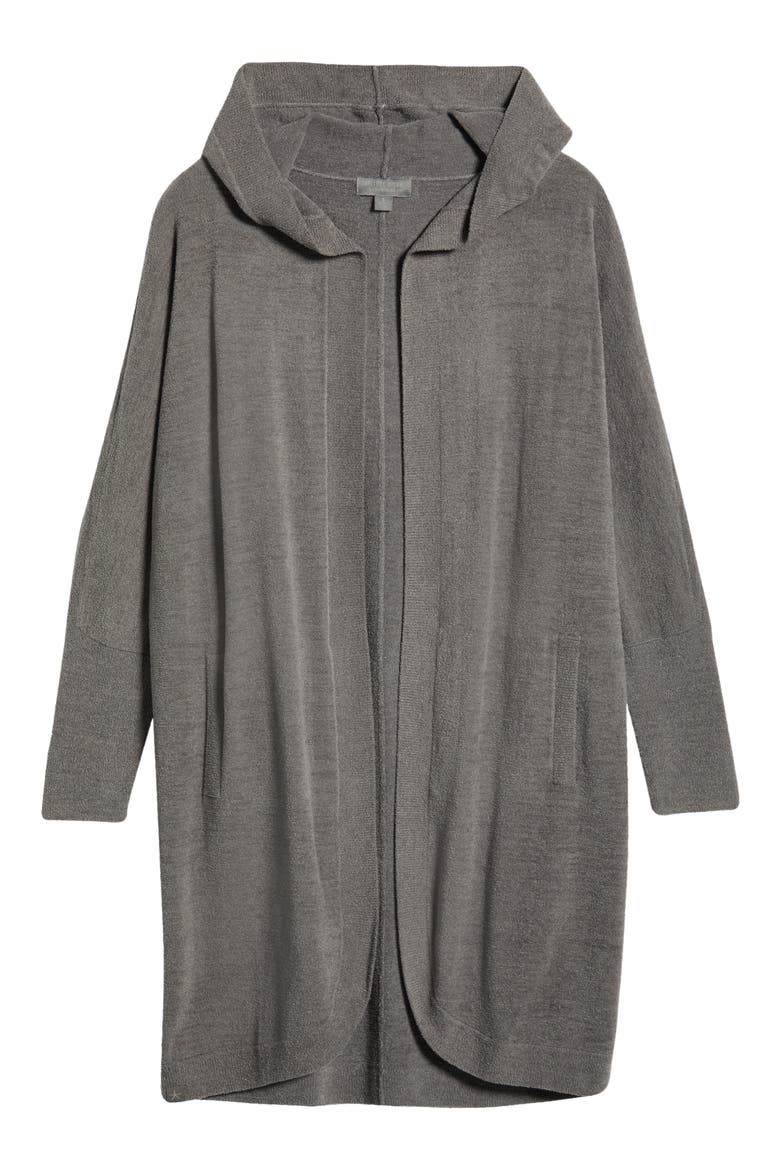 CozyChic™ Lite® Hooded Cocoon Cardigan, Alternate, color, GRAPHITE