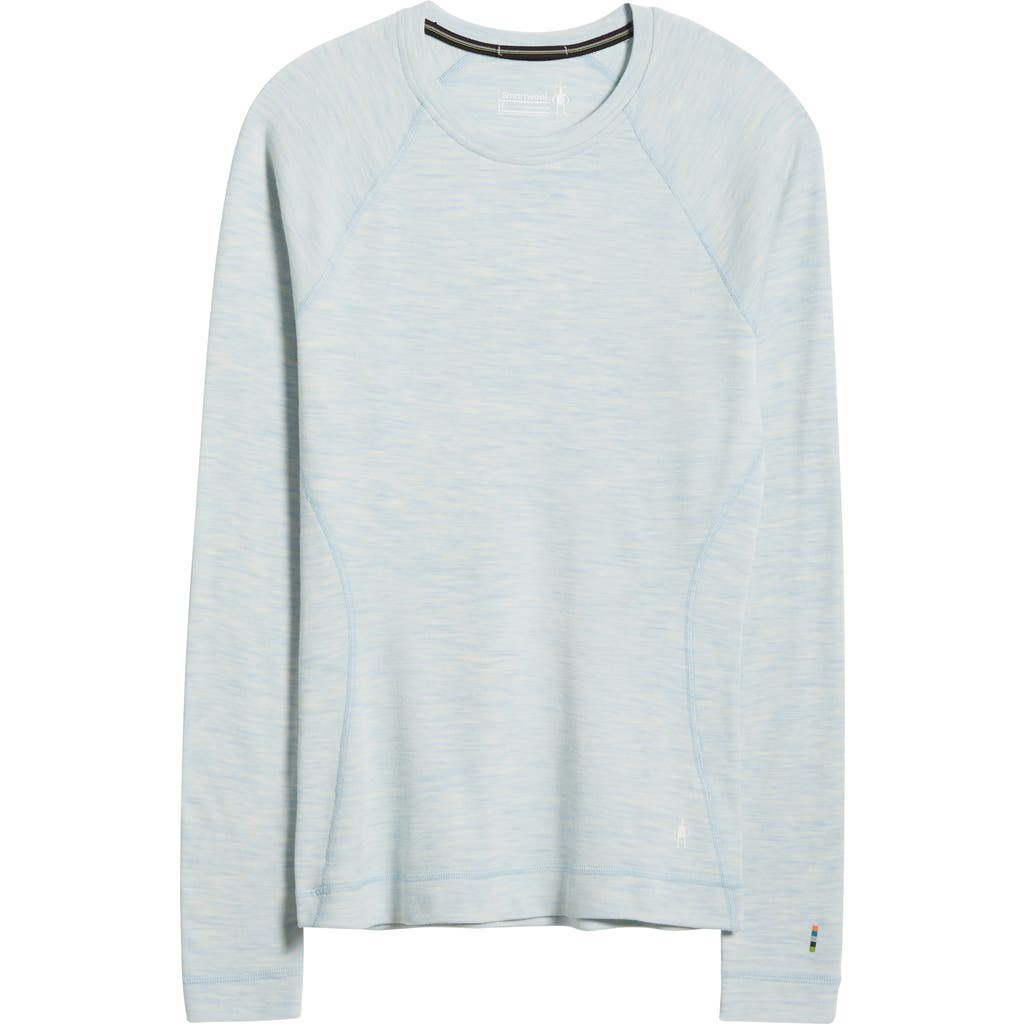 Smartwool Merino 250 Base Layer Crew Top In Winter Sky Heather