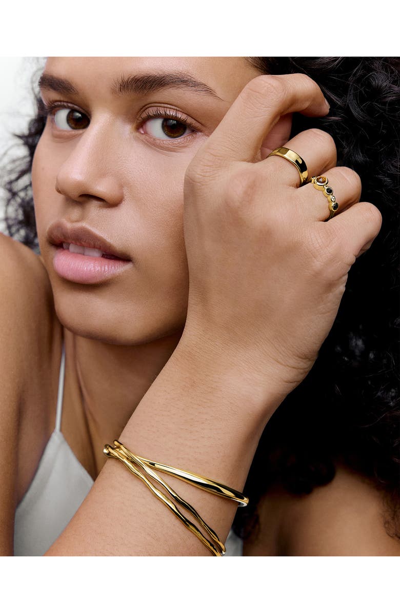 Monica Vinader Siren Gradient Stone Ring, Alternate, color, 18K Gold Vermeil / Tigers Eye