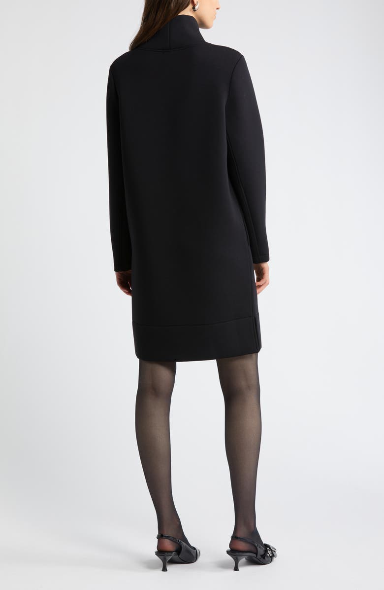 Nordstrom Turtleneck Long Sleeve Scuba Knit Dress, Alternate, color,