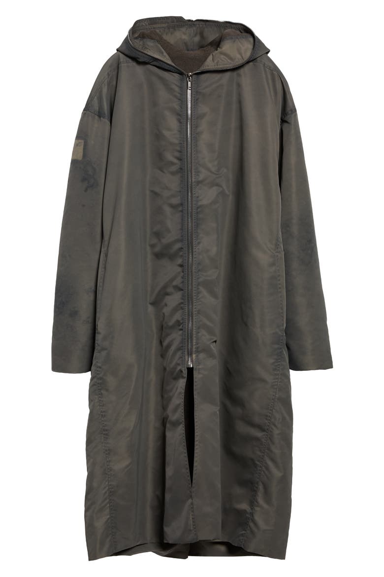 Padded Nylon Coat, Main, color, DARK DUST