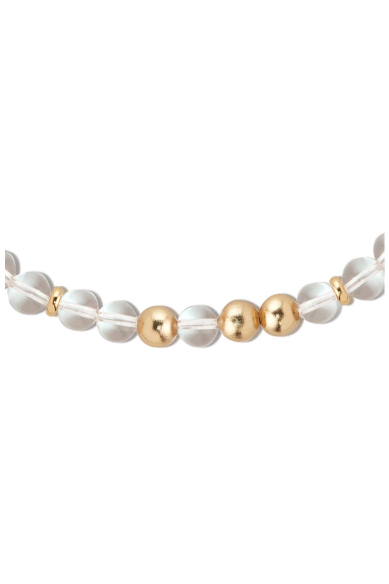 Eden Seed Dew Necklace, Alternate, color, Gold & Crystal Clear