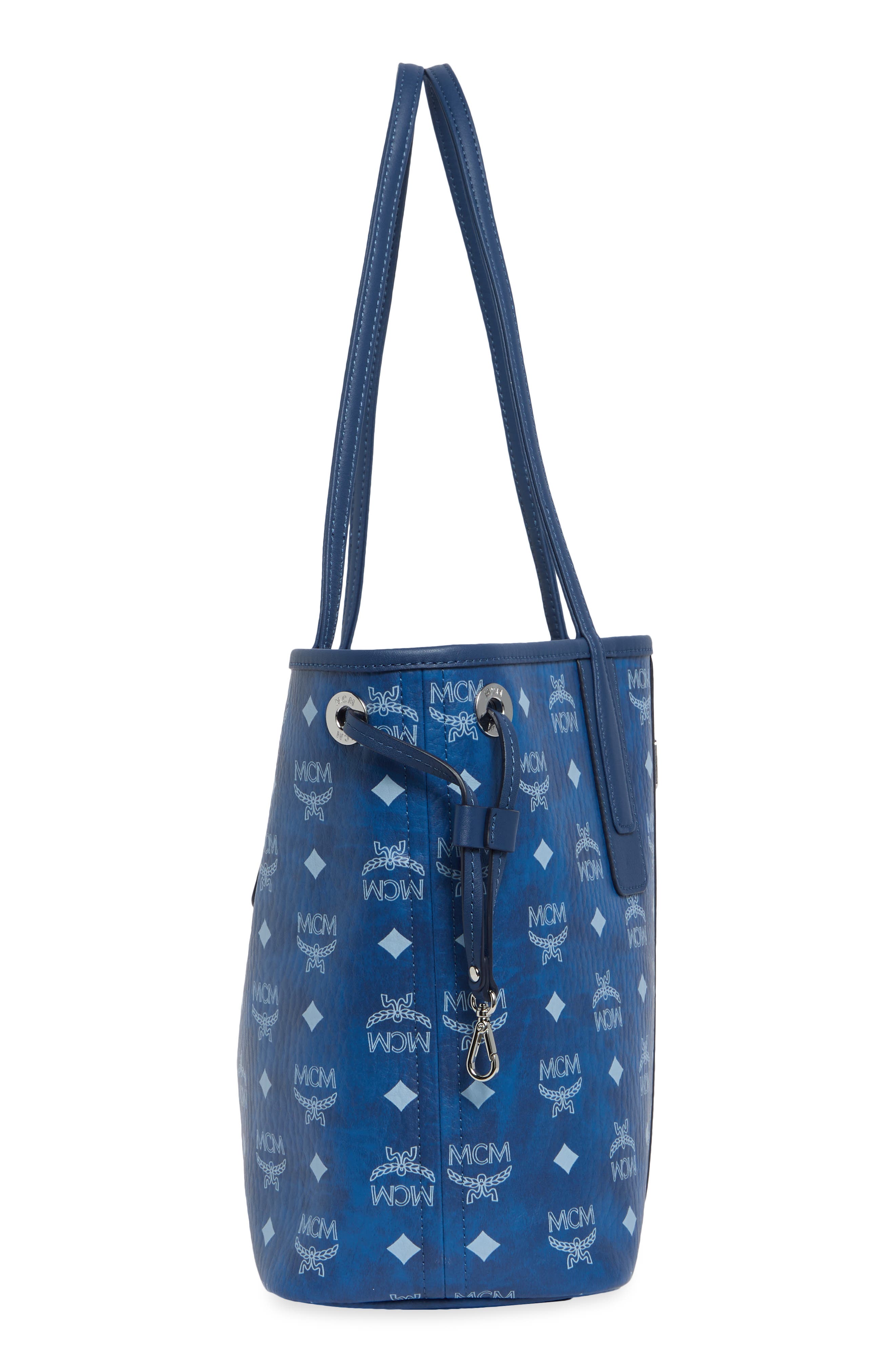 Small Liz VI Shopper Tote & Pouch, Alternate, color, BLUE VISETOS
