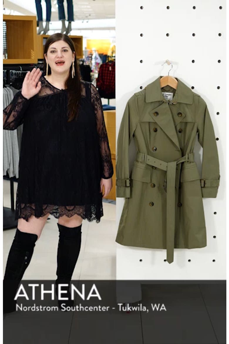 Water Repellent Trench Coat video