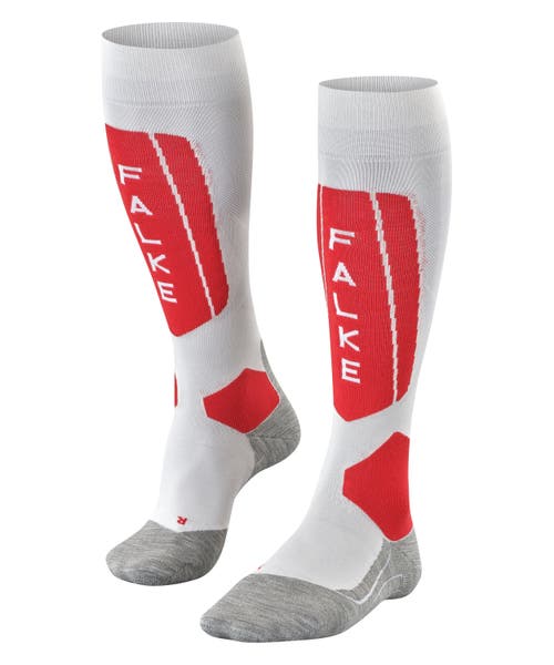 Falke Sk5 Expert Ski Socks In White