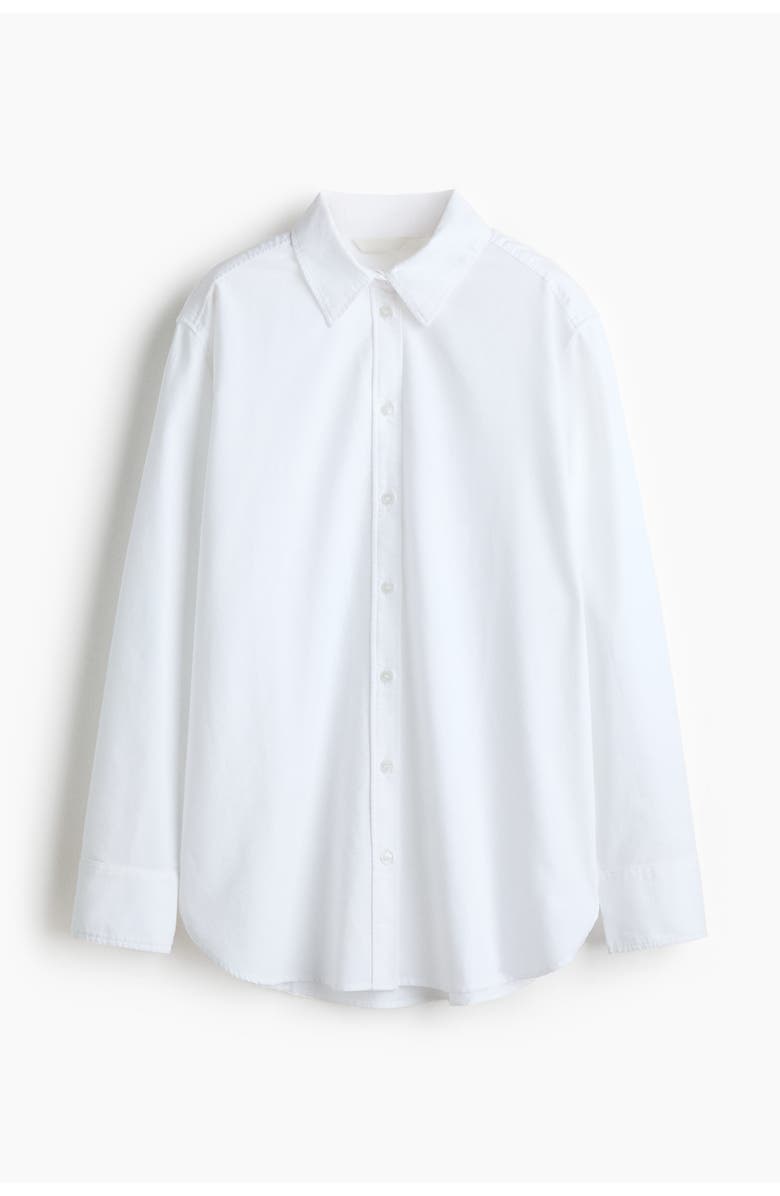 H&M Oxford Shirt, Alternate, color, White