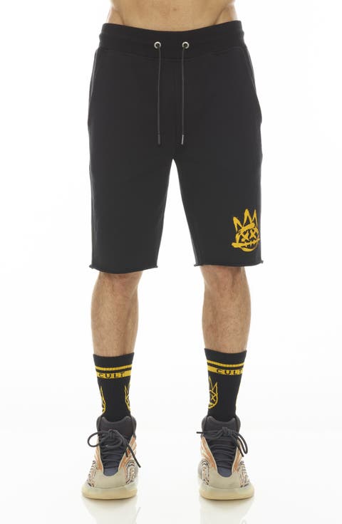 French Terry Drawstring Shorts