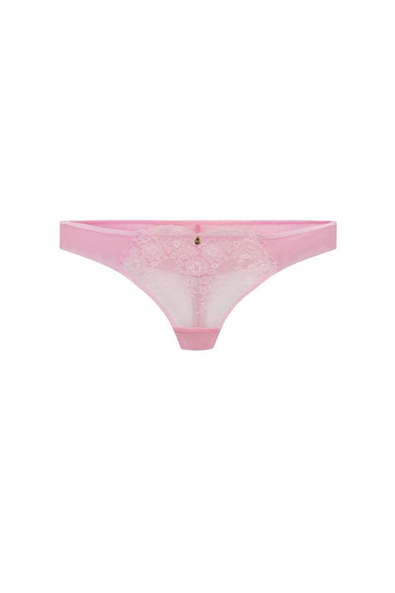 Bonnie Thong Panties, Alternate, color, Medium pink