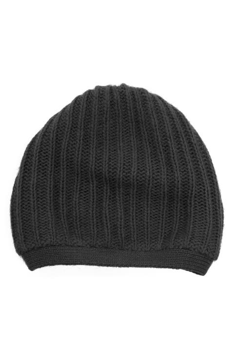 Rickrack Stitch Wool Blend Beanie