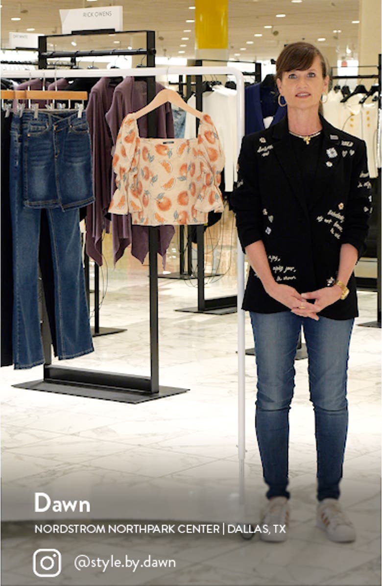 Kids' Smocked Square Neck Top, sales video thumbnail