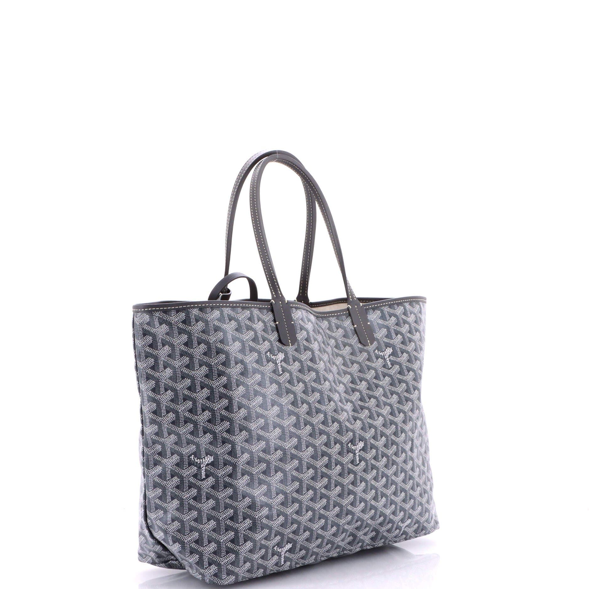Pre-Owned Goyard Saint Louis Tote Coated Canvas PM, Alternate, color, Gray