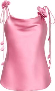 Cinq à Sept Marta Trailing Flower Silk Camisole