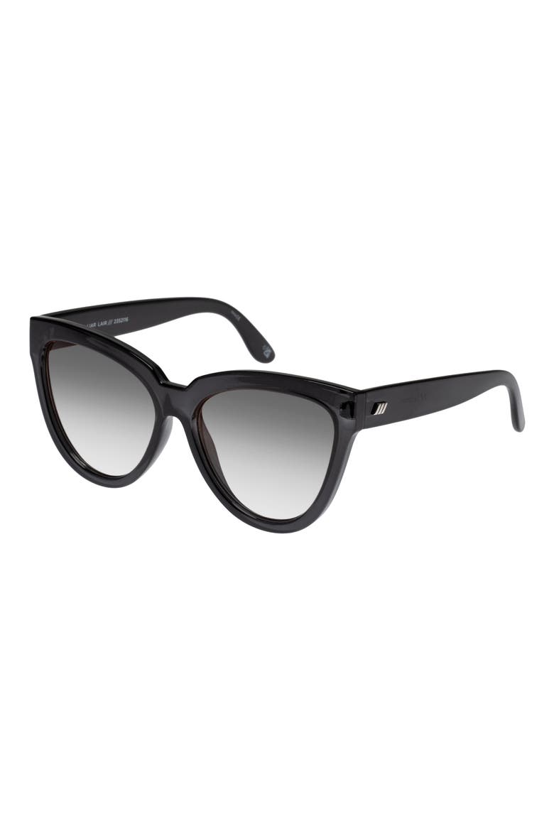 Liar Liar 57mm Cat Eye Sunglasses, Alternate, color, GREY / BROWN GRAD