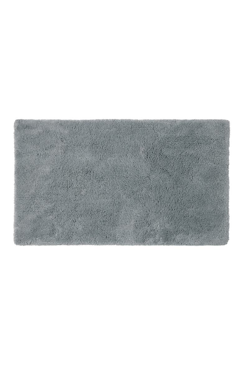 Organic Cotton Shag Bath Mat, Main, color, FOSSIL