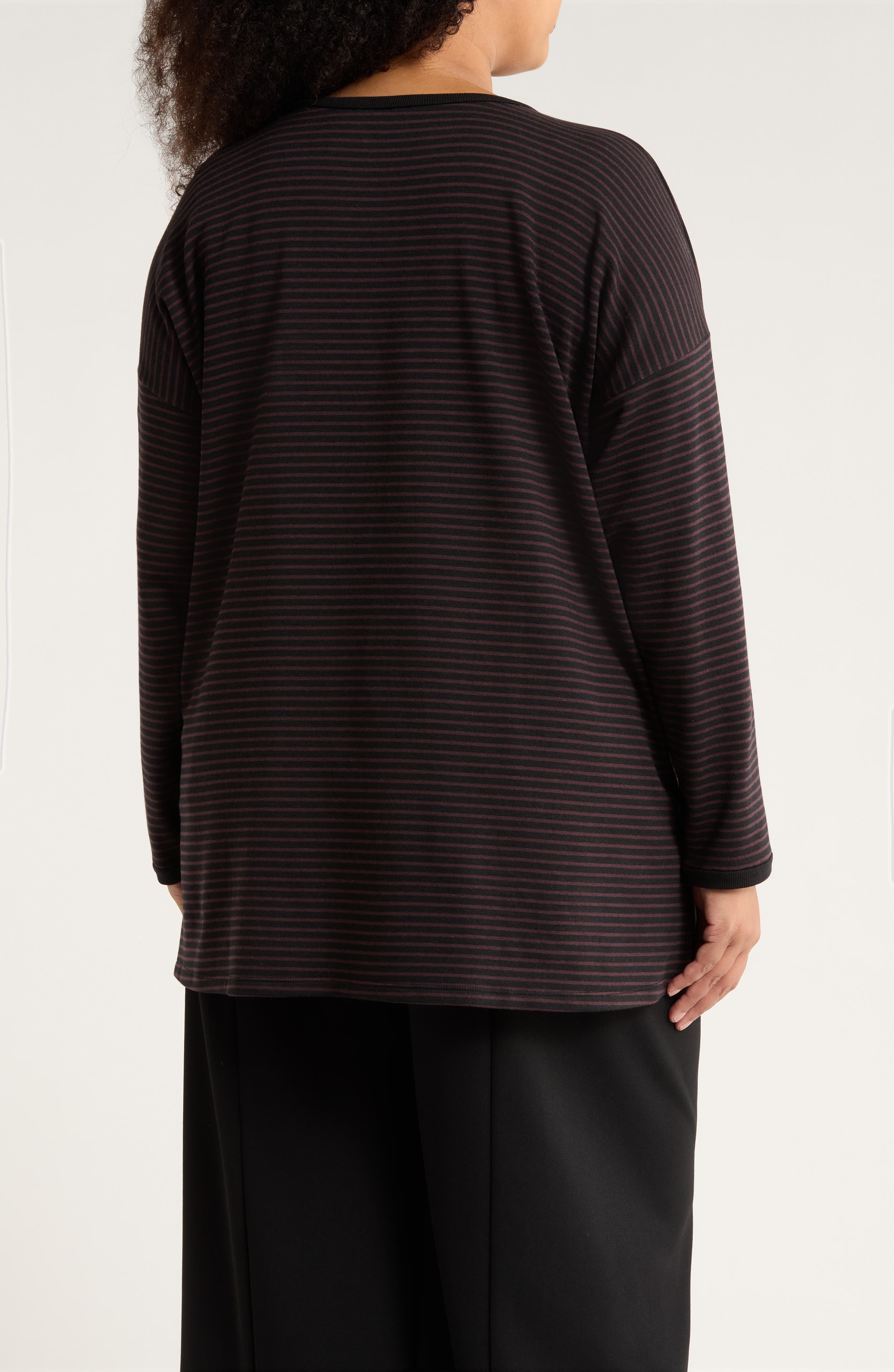 Stripe Relaxed Fit Tunic - image 2
