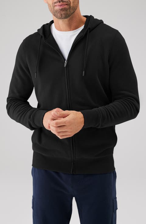 Ace Cotton Blend French Terry Zip Hoodie