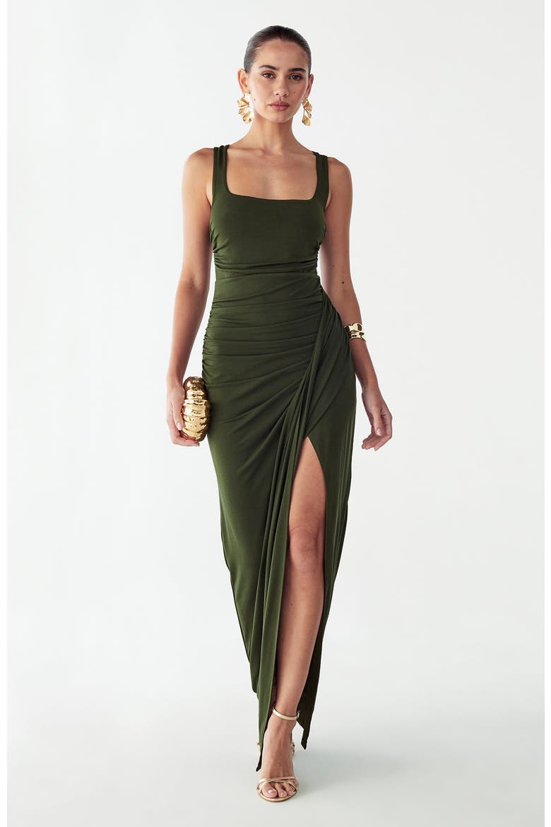 Fallen Maxi Dress, Main, color, Khaki