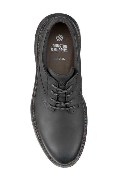 Johnston & Murphy Hayden Plain Toe Derby Sneaker In Black