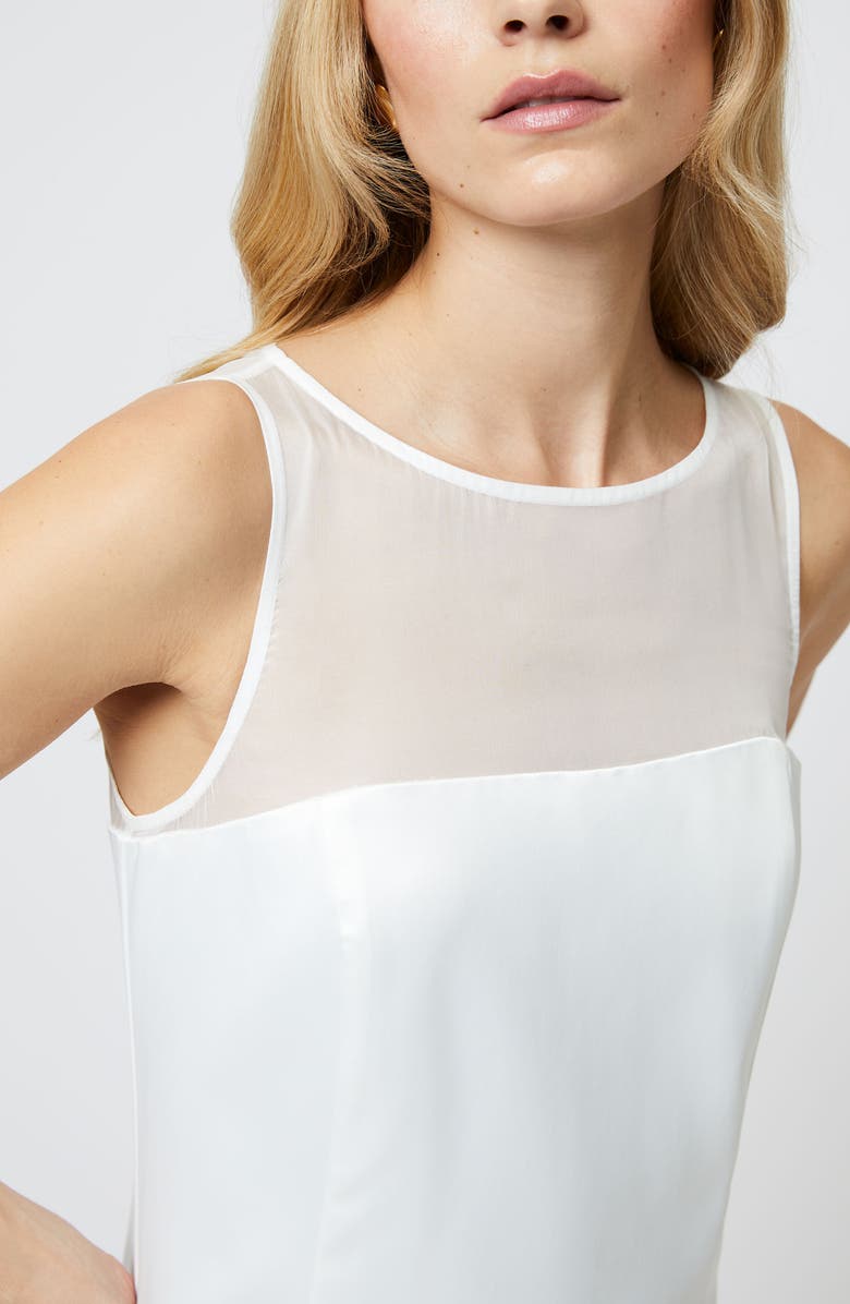 French Connection Carey Sleeveless Satin Minidress, Alternate, color,