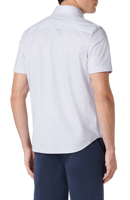 Bugatchi Miles Ooohcotton® Floral Short Sleeve Button-up Shirt