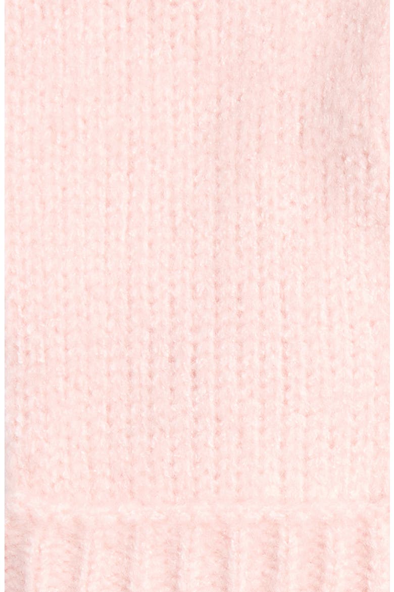 Ribbed Cuff Gloves, Alternate, color, PALE PINK