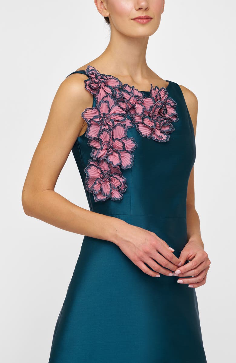 Kay Unger Giselle Embellished A-Line Evening Gown, Alternate, color, Lotus Pink