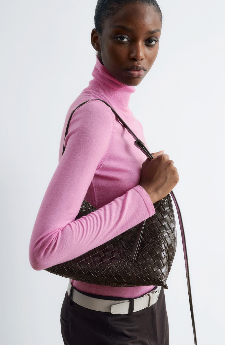 & Other Stories Woven Leather Crossbody Bag, Alternate, color,