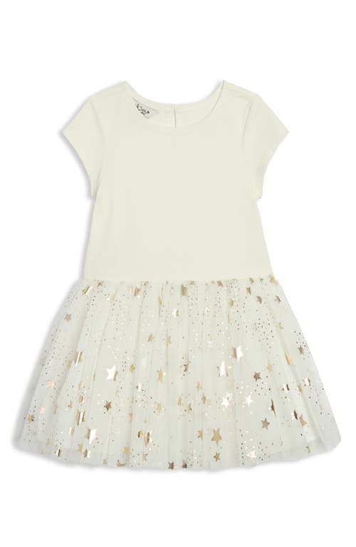 Pippa & Julie Kids' Metallic Hoodie & Dress Set In Gold