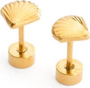 Pip Pop Seashell Stud Earrings