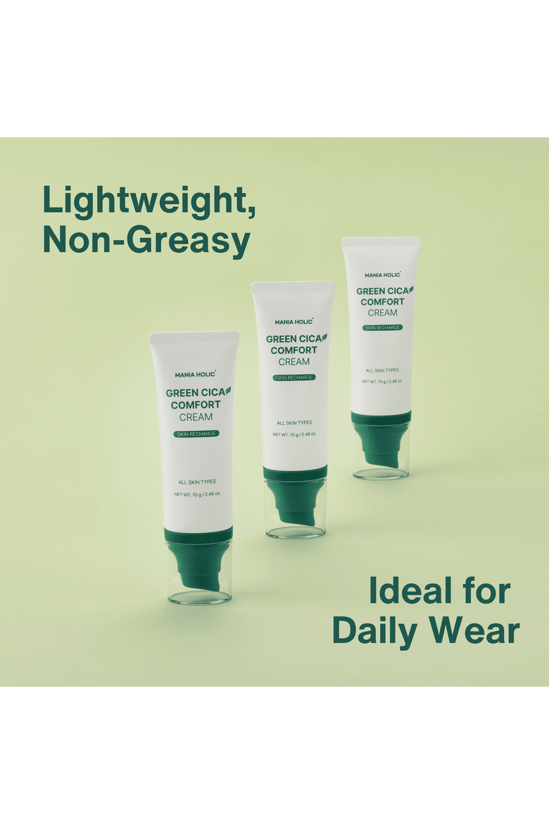 Green CICA Comfort Cream, Alternate, color, White