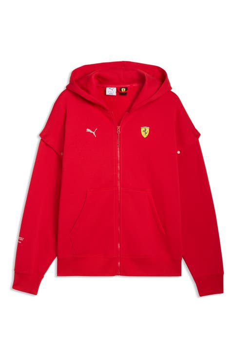 Ferrari Premium Oversize Zip Hoodie