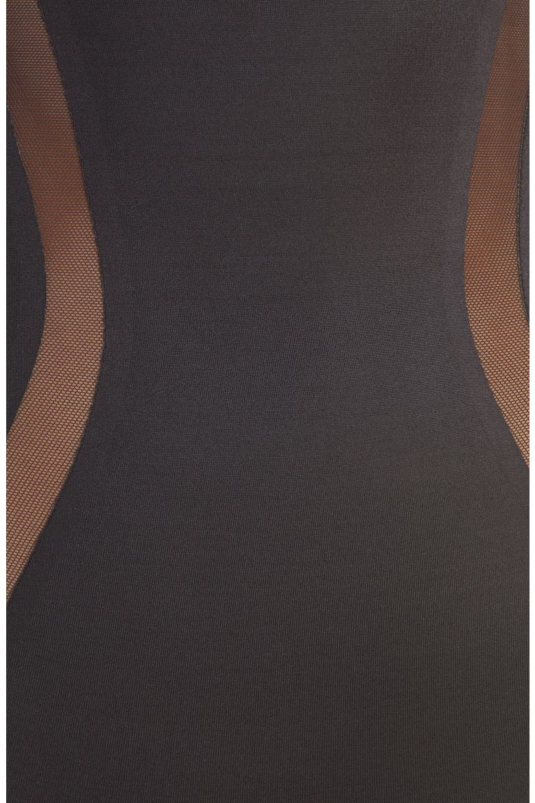 Middle Manager High Waist Thigh Slimmer, Alternate, color, BLACK