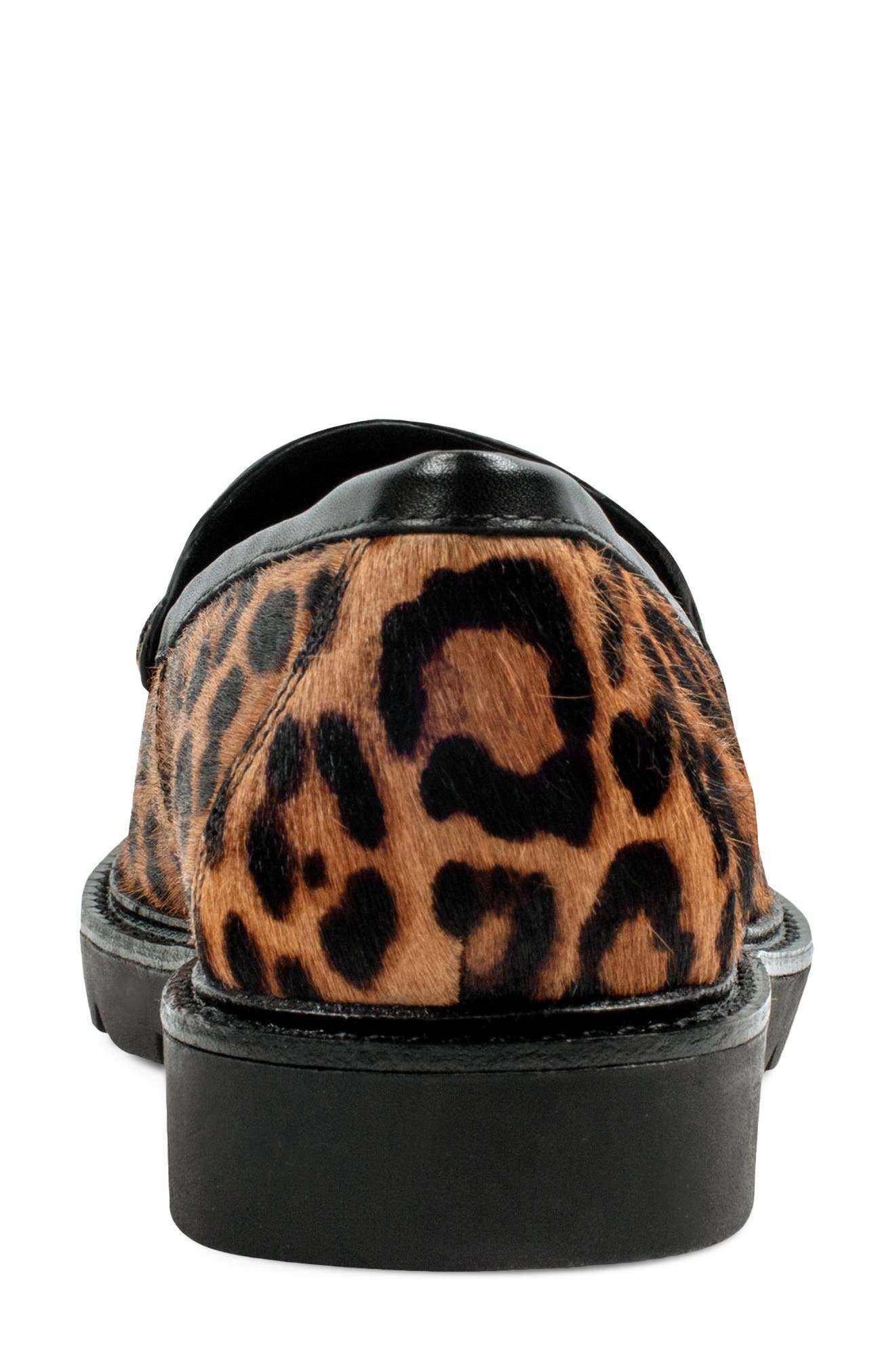 Rockport Genuine Calf Hair Penny Loafer - Wide Widths Available, Alternate, color, Dark Natural Print Calf Hair