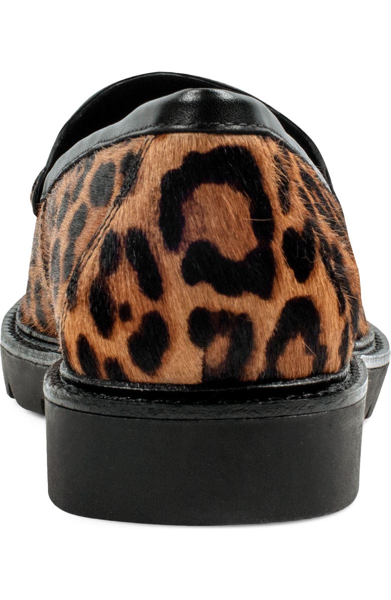 Rockport Genuine Calf Hair Penny Loafer - Wide Widths Available, Alternate, color, Dark Natural Print Calf Hair